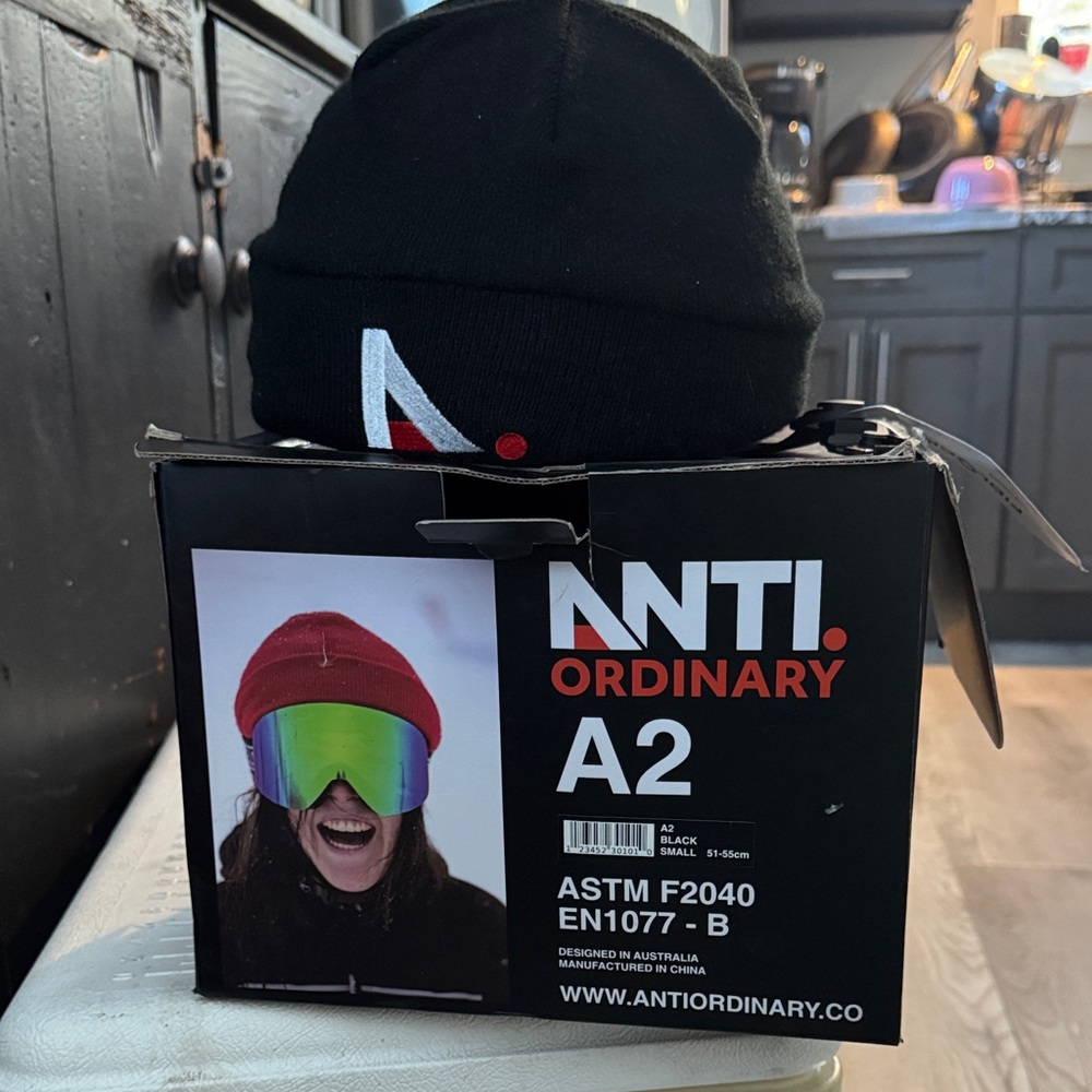 Anti Ordinary A2 Black Beanie